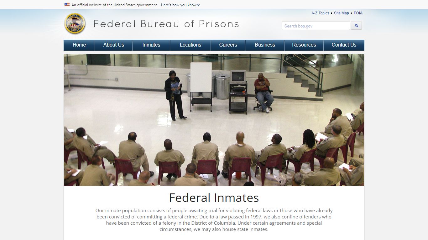 BOP: Federal Inmates